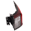 Passenger Side, Outer Tail Light, with Bulb, LED, Clear and Red Lens, 4 Cyl., 1.8L Engine