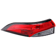 Driver Side, Outer LED Tail Light, With bulb(s), OE Replacement