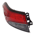 Driver Side, Outer LED Tail Light, With bulb(s), OE Replacement, CAPA Certified