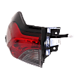Driver Side, Outer Tail Light, with Bulb, LED, Red Lens, CAPA CERTIFIED