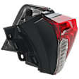 Passenger Side, Outer Tail Light, without Bulb, Halogen, Clear and Red Lens, 4 Cyl., 2.5L Engine, CAPA CERTIFIED