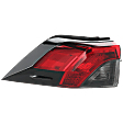 Driver Side, Outer Tail Light, without Bulb, Halogen, Clear and Red Lens, 4 Cyl., 2.5L Engine, CAPA CERTIFIED
