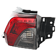 Driver Side, Outer Tail Light, without Bulb, Halogen, Clear and Red Lens, 4 Cyl., 2.5L Engine, CAPA CERTIFIED