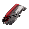 Passenger Side, Inner Tail Light, without Bulb, Halogen, Clear and Red Lens, 4 Cyl., 2.5L Engine