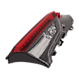 Driver Side, Inner Tail Light, without Bulb, Halogen, Clear and Red Lens, 4 Cyl., 2.5L Engine