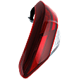 Driver Side, Outer Tail Light, with Bulb, LED, Clear and Red Lens