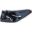 Driver Side, Outer Tail Light, with Bulb, LED, Clear and Red Lens