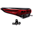 2023 Toyota Highlander Hybrid LE - Driver Side, Outer LED Tail Light, With bulb(s), Mounts on Body, OE Replacement