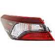 Driver Side, Outer Tail Light, with Bulb, LED, Clear and Red Lens