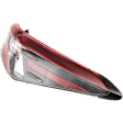 Passenger Side, Outer Tail Light, with Bulb, Halogen, Red Lens