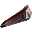 2022 Toyota Camry - Driver Side, Outer Halogen Tail Light, With bulb(s), Mounts on Body, OE Replacement