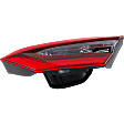 Passenger Outer, Inner Tail Light, With Bulb(s), Halogen, Clear and Red Lens
