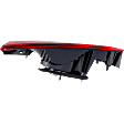 Passenger Outer, Inner Tail Light, With Bulb(s), Halogen, Clear and Red Lens, CAPA CERTIFIED