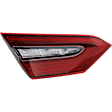 Driver Side, Inner Tail Light, with Bulb, LED, Clear and Red Lens