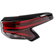 Passenger Side, Outer Halogen Tail Light, With bulb(s), OE Replacement