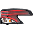 Passenger Side, Outer Halogen Tail Light, With bulb(s), OE Replacement, CAPA Certified