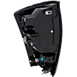 Passenger Side Tail Light, with Bulb, Halogen, 6 Cyl., 3.5L Engine, with Black Sport Bezel, For Nightshade Special Edition and TRD Pro, CAPA Certified