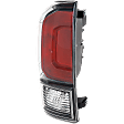 Driver Side Tail Light, with Bulb, Halogen, 6 Cyl., 3.5L Engine, with Black Sport Bezel, For Nightshade Special Edition and TRD Pro