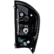 Driver Side Tail Light, with Bulb, Halogen, 6 Cyl., 3.5L Engine, with Black Sport Bezel, For Nightshade Special Edition and TRD Pro