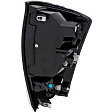 Driver Side Tail Light, with Bulb, Halogen, 6 Cyl., 3.5L Engine, with Black Sport Bezel, For Nightshade Special Edition and TRD Pro