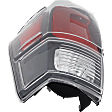 Driver Side Tail Light, with Bulb, Halogen, 6 Cyl., 3.5L Engine, with Black Sport Bezel, For Nightshade Special Edition and TRD Pro