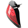 Passenger Side, Outer Tail Light, with Bulb, LED, Mounts On Body