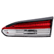 Passenger Side, Inner LED Tail Light, With bulb(s), OE Replacement