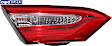 Driver Side, Inner Tail Light, with Bulb, Halogen, Clear and Red Lens, CAPA CERTIFIED