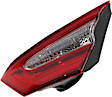 Passenger Side, Inner Tail Light, without Bulb, Halogen, Clear and Red Lens, LE Model
