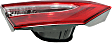 Driver Side, Inner Tail Light, Without Bulb, Halogen, Clear and Red Lens, SE Model, CAPA Certified