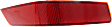 Rear, Passenger Side Bumper Reflector, CAPA Certified