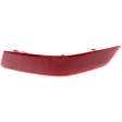 Rear, Driver Side Bumper Reflector, CAPA Certified