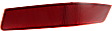 Rear, Driver Side Bumper Reflector, CAPA Certified