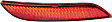 2019 Toyota Camry - Rear, Passenger Side Bumper Reflector, North America Built Vehicle