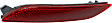 2023-2024 Lexus RX350 - Rear, Driver Side Bumper Reflector