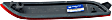 2023-2024 Lexus RX350 - Rear, Driver Side Bumper Reflector