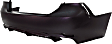 Rear Primed Bumper Cover, without Parking Aid Sensor Holes