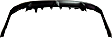 Rear Primed Bumper Cover, without Parking Aid Sensor Holes