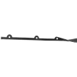 Rear, Lower Textured Bumper Cover, For Models without Parking Aid Sensors