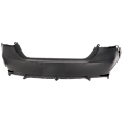 Rear Primed Bumper Cover, For Models without Parking Aid Sensor, (XSE, with TRD Package)/TRD Models, CAPA Certified