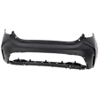 Hatchback Rear, Upper Primed Bumper Cover CAPA Certified
