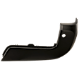 Rear, Passenger Side Bumper End, Textured Plastic