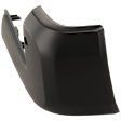 Rear, Passenger Side Bumper End, Textured Plastic