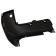 Rear, Passenger Side Bumper End, Textured Plastic