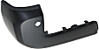 Rear, Driver Side Bumper End, Textured Plastic
