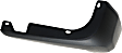 Rear, Driver Side Bumper End, Textured Plastic