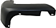 Rear, Driver Side Bumper End, Textured Plastic CAPA Certified