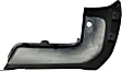Rear, Driver Side Bumper End, Textured Plastic CAPA Certified