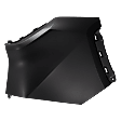 Rear, Driver Side Bumper End, Primed Plastic