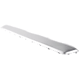 Rear, Driver or Passenger Side, Lower Bumper Trim, Silver